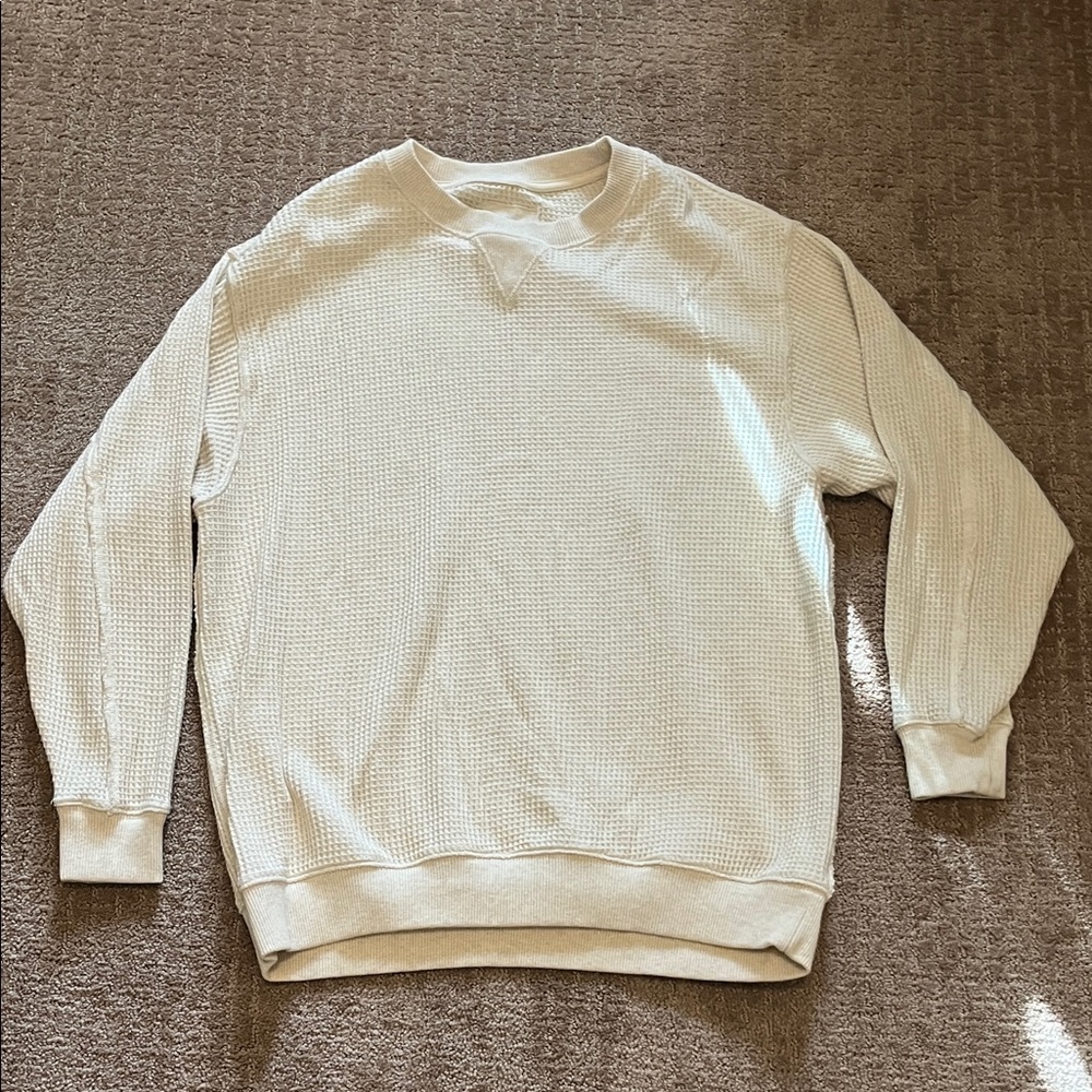 Aeri waffle knit top